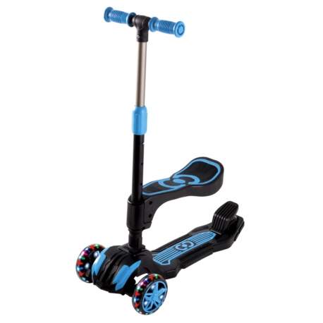 toptan scooter cool wheels combo oturaklı mavi frk59557
