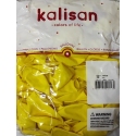 toptan kalisan pastel sarı balon 100 lü