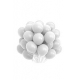 atom pastel beyaz balon 12" 100 lü