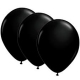 Toptan Atom Metalik Siyah Balon 100 lü 12 İnç