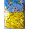 atom pastel sarı balon 100 lü 12 inç