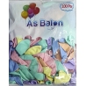 toptan as makaron soft balon karışık renk 12 inç 100 lü