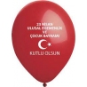 toptan atom baskılı balon 23 nisan 100 lü 12 inç