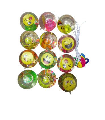 toptan ışıklı sulu top ipli 12 li dmr124