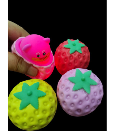 toptan sıkmalı sukuşi ışıklı çilek ayıcıklı akznn057-5