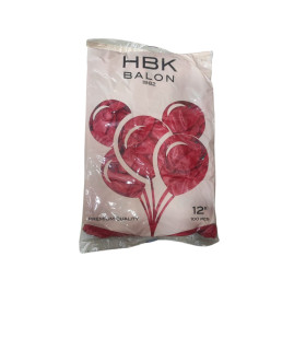 toptan hbk pastel balon kırmızı 100 lü