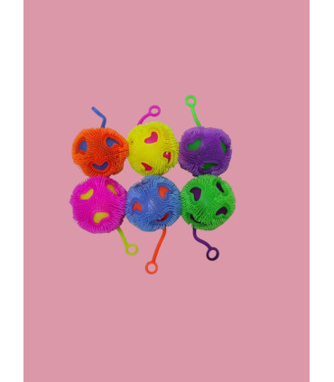 toptan ışıklı oyuncak ışıklı emoji top kulplu 12 li akznn046