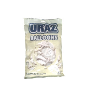 toptan balon uraz beyaz balon Pastel 12 inç 100 lü