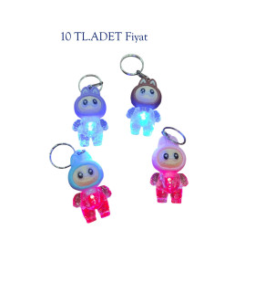 toptan oyuncak ışıklı anahtarlık labubu akz15264