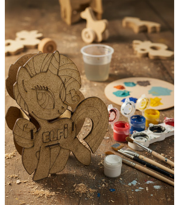 toptan ahşap oyuncak sevimli at cng4