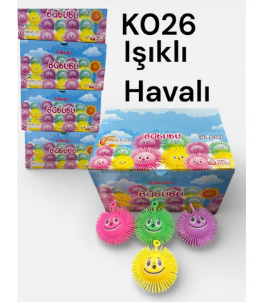 toptan ışıklı oyuncak babubu kirpi ışıklı 36 lı akz k026