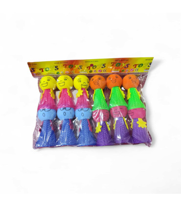 toptan oyuncak zıplayan çöp adam 12 li erd206