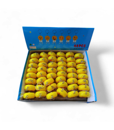 toptan ışıklı anahtarlık emoji günenyüz 48 li and ak6-a