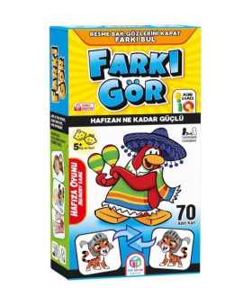 Farkı Gör Zeka Dikkat Oyunu Kutulu Eğitici