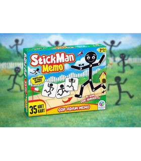 Stick Man Memo Kutulu Dikkat Refleks Oyunu Eğitici