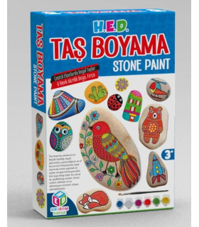 Taş Boyama Oyunu  Kutulu Eğitici Koordinasyon Beceri Geliştirme
