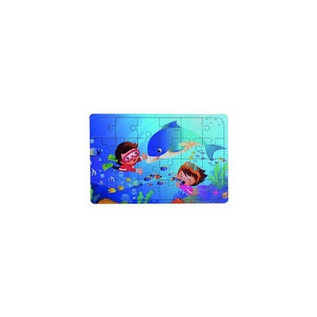 Toptan Karton Puzzle küçük Yapboz 27cmx19 cm 24 lü toptan satış fiyatı