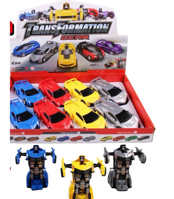 Transformis Robot Olan Arabalar 8 Adetli