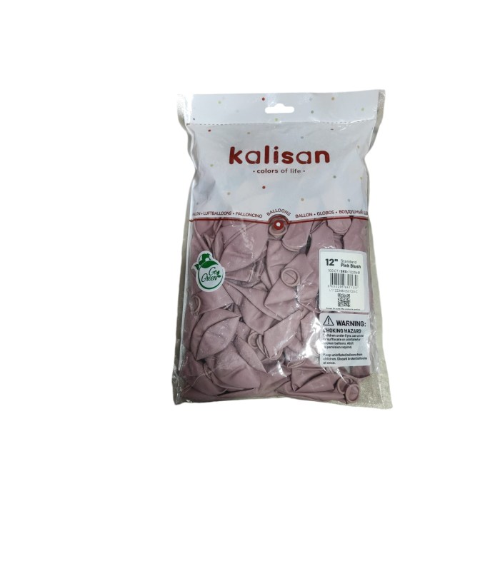toptan kalisan retro toz pembe balon 12 inç 100 lü toptan satış fiyatı