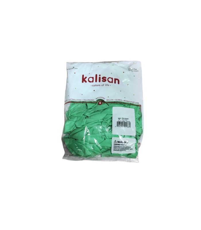 kalisan pastel mint yeşili balon 12 inç 100 lü toptan satış fiyatı
