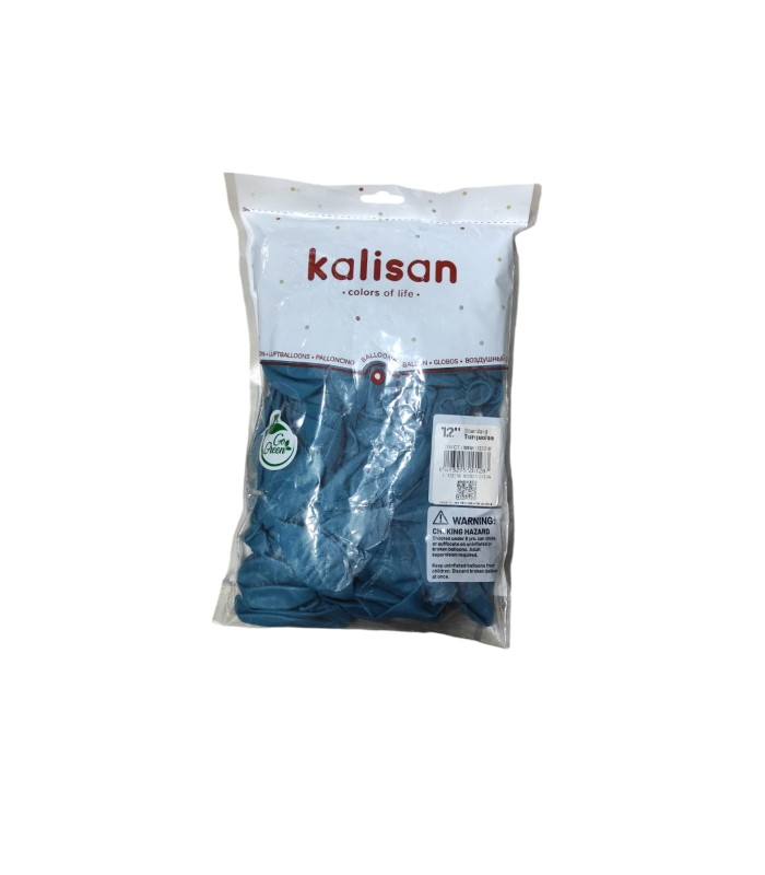 toptan kalisan pastel turkuaz balon 12 inç 100 lü toptan satış fiyatı